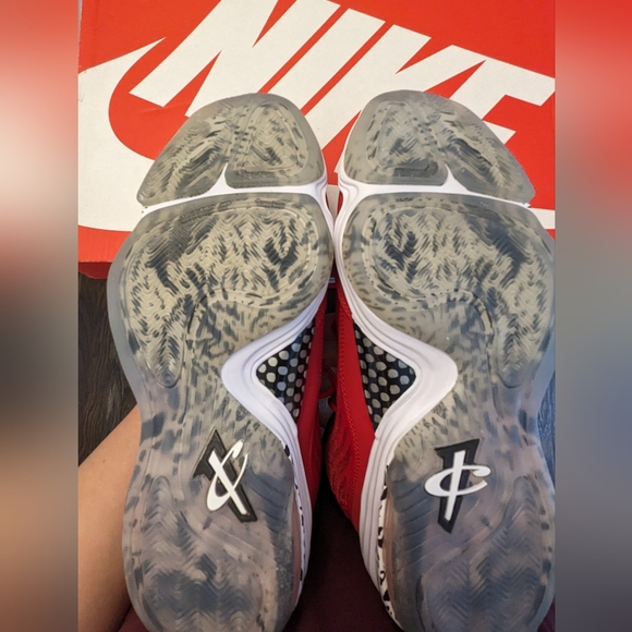 NEW Nike Air Penny 5 GS 'University Red' Size 7Y - Picture 6 of 12